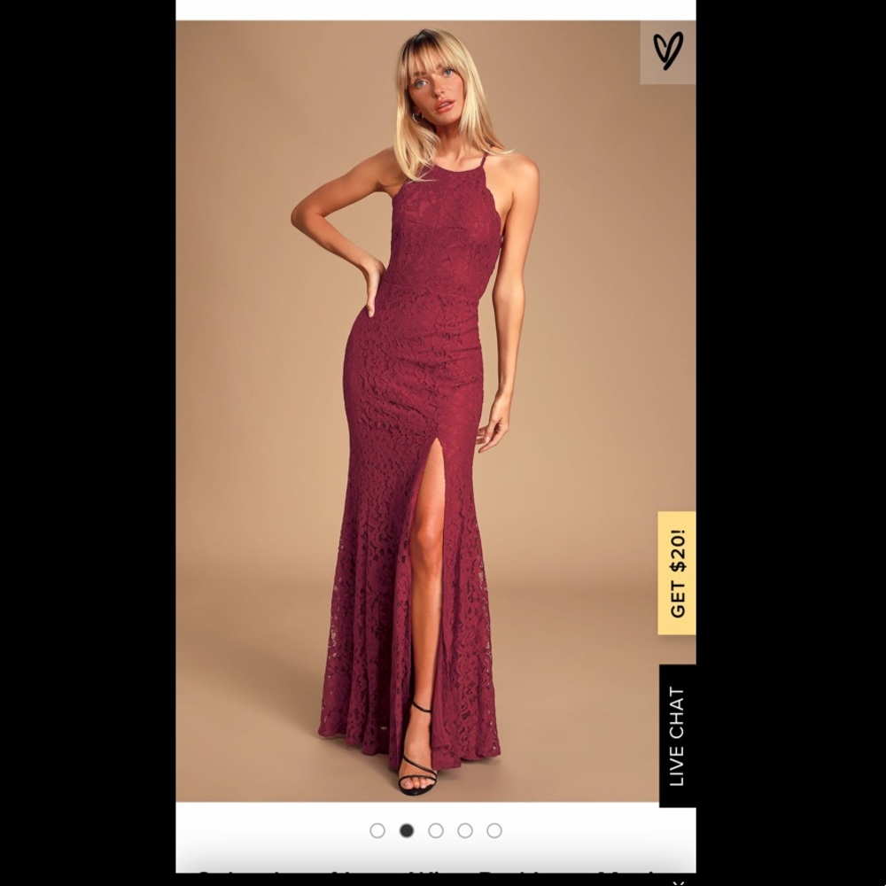 Love wine red dress